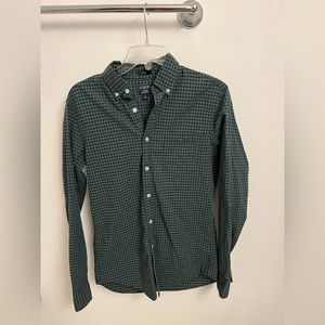 Men’s Casual Plaid Button-Down Shirt